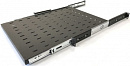 Полка выдвижная Hyperline TSS3-600-RAL9004 1U нагр.:20кг. 19" 600мм черный (упак.:1шт)