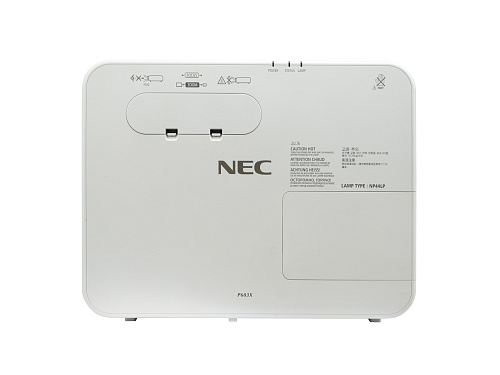 Проектор NEC [P603X] (P603XG), 3LCD, 6000 ANSI Lm, XGA, 20000:1, 2xHDMI v.1.4, USB Viewer (jpeg), RJ45 - HDBaseT, RS232, 1x20W, 4,7 кг.