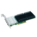 Сетевой адаптер Lr-Link LRES1027PF-4SFP28 PCIe 4.0 x8, Intel E810, 4*SFP28 10/25G NIC Card (303851)