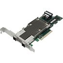 RAID-контроллер Broadcom 9480-8I8e SGL (05-50031-00 / 03-50031-15010) PCIe 3.1 x8 LP, SAS/SATA/NVMe, RAID 0,1,5,6,10,50,60, 16port(2 * int SFF8643 + 2