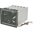 Procase 5T3-3T4-V3-FAN Переходник 3*5.25" в 4*3.5" с антивибрационным креплением, PWM 4pin, 2800 rpm [5T3-3T4-V3-FAN]