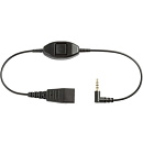 Шнур Jabra Cord for Alcatel, 500mm + 3,5 мм w 3.5 mm plug and ptt (PN: 8735-019)
