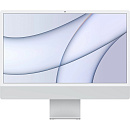 Apple iMac 24 2021 [Z12Q00298] (КЛАВ.РУС.ГРАВ.) Silver 24" Retina 4.5K {Apple M1 8C CPU 8C GPU/16GB/512GB SSD/LAN}