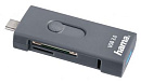 Устройство чтения карт памяти USB 3.0/Type C/OTG Hama 00135753 серый