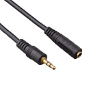 Exegate EX291759RUS Удлинитель звуковой (3.5mm Jack M - 3.5mm Jack F) 0.3м ExeGate <EX-CCA-423-0.3>, позол. разъемы