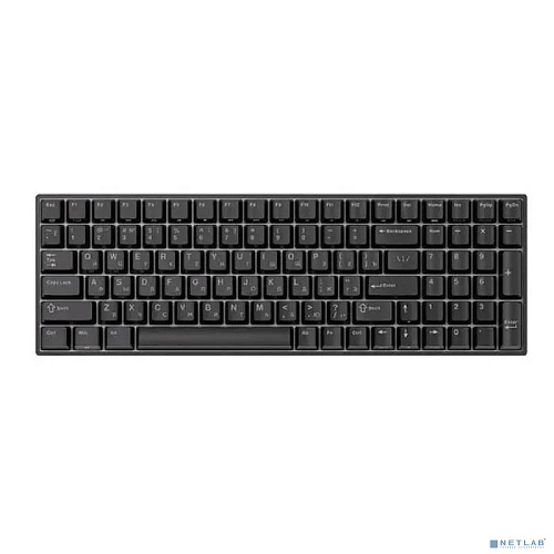 Клавиатура RK100 беспроводная чёрная, линейные свитчи RK Red