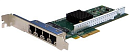Адаптер SILICOM 1Gb PE2G4I35L Quad Port Copper Gigabit Ethernet PCI Express Server Adapter X4, Based on Intel i350AM4, Low-Profile, RoHS compliant (analog I3