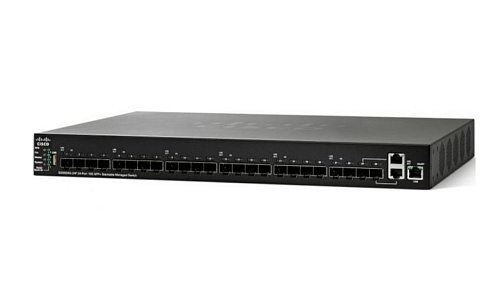 Коммутатор CISCO [SG550XG-24F-K9-EU] SB SG550XG-24F 24-Port 10G SFP+ Stackable Managed Switch