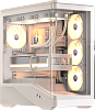 корпус Formula V Line Crystal U9 PA White, ATX, TYPE-C*1, USB3.0*2, Curved Glass, SIDE 3x PERFORMANCE ARGB, REAR 1x PERFORMANCE ARGB