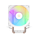 Кулер для процессора Ocypus Gamma A20 WH ARGB, 92mm FARGB FAN, Top FARGB Panel, 2 HEAT PIPES, 3-PIN, 1900 RPM, 21DBA, HYDRO BEARING, LGA115X/1200/1700