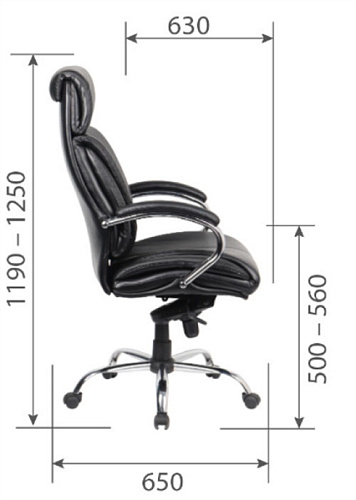 Chairman CH423 экокожа, черный