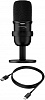 Микрофон проводной HyperX SoloCast 2м черный