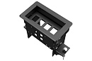 [WRTS-04BOX-B] Прямоугольный металлический корпус Wize Pro [WRTS-04BOX-B] для модульной системы врезного лючка в стол с убирающейся крышкой для устано