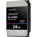 Жесткий диск серверный Western Digital 3.5" 24TB WD Ultrastar DC HC580 WUH722422ALE6L4 SATA 6Gb/s, 7200rpm, 512MB, 512e/4Kn