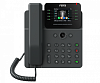 SIP-Телефон Fanvil V62G, 12 SIP-акк., 2,8", 320x240 Цвет. экран, POE, БП в комп., 2x1 Gbps, Чёрный