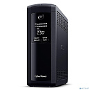 CyberPower VP1200ELCD ИБП {Line-Interactive, Tower, 1200VA/720W USB/RS-232/RJ11/45 (4 + 1 EURO), 12В/7,2 Ач х 2}
