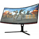 LCD AOC 34" CU34G3S Black-Red {VA curved 3440x1440 165Hz 1ms 178/178 300cd 80M:1 2xHDMI 2xDisplayPort}
