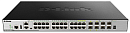 Коммутатор D-Link PROJ Управляемый L3 стекируемый коммутатор, 20x1000Base-T, 4x10GBase-X SFP+, 4xCombo 1000Base-T/SFP, защита от статического электрич