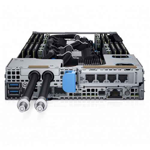 сервер dell poweredge c6420 2x4210 8x16gb 2rrd x6 1x480gb 2.5" ssd sata h330 id9en 57416 2p 10g 2x1600w 5y nbd (210-albp-8)