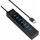 Блок питания KS-IS KS-569 USB хаб 1xUSB 3.0 6xUSB 2.0 F в USB 3.0 Type A M с БП