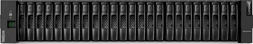 Lenovo TCH ThinkSystem DE4000H FC/iSCSI Hybrid Flash Array Rack 2U,noHDD SFF(upto 24),64GB cache,4x16Gb FC base ports [no SFPs],8x16Gb FC HIC ports [n