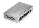 Коммутатор Коммутатор PoE+ Zyxel GS1005HP, 5xGE (4xPoE+), настольный, металлический, бесшумный, бюджет PoE 60 Вт