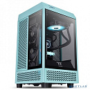 Корпус Thermaltake The Tower 100 Turquoise черный без БП miniITX 1x120mm 3x140mm 2xUSB3.0 audio bott PSU