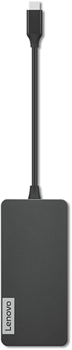 Lenovo USB-C 7-in-1 Hub - 2xUSB 3.0, 1xUSB 2.0, 1xHDMI 1.4, 1xTF Card Reader, 1xSD Card Reader, 1xUSB-C Charging Port, by pass to charge Notebook, MAX