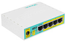 Коммутатор MIKROTIK hEX PoE lite RB750UPr2 5*10/100 LAN, 4*PoE