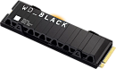 Твердотельный накопитель Western Digital Black SN850X SSD M2.2280 PCIe 4.0 4Tb, 7300MBs/6600MBs, TBW 2400, with heatsink, WDS400T2XHE, 1 year
