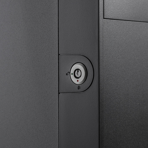 Корпус с блоком питания 450Вт./ Case Foxline FL-733R-FZ450R-U32-NRP mATX case, black, w/PSU 450W 12cm, w/2xUSB2.0, w/2xUSB3.0, w/P-lock, w/E-lock