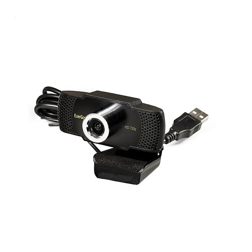 Exegate EX287377RUS Веб-камера ExeGate BusinessPro C922 HD (матрица 1/3" 1,3 Мп, 1280х720, 720P, 30fps, 4-линзовый объектив, ручной фокус, USB, микроф