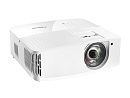 Проектор Optoma [4K400STx] DLP, 4K UHD (3840x2160), 4000 Lm, 1000000:1, Короткофокусный, TR 0.5:1; HDMI 2.0 x2; AudioOut S/PDIF x1; AudioOut 3,5mm x1;