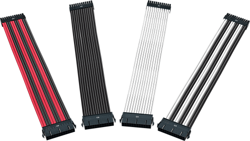 Комплект моддинг кабелей Cooler Master (черный)/ Cooler Master Extension Cable BK GL (PVC)