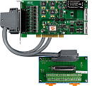 Плата Universal PCI с 16 каналами AO с изоляцией, 16 DI, 16 DO (с кабелем CA-3710 D-Sub и клеммной платой DN-37)