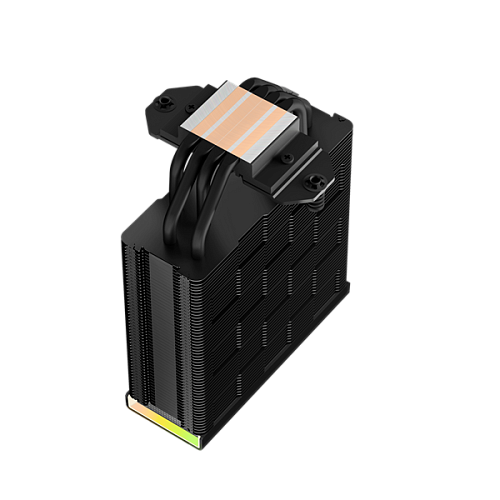 Кулер для процессора DEEPCOOL AK400 DIGITAL LGA1700/1200/115X/AM5/AM4 (18шт/кор, TDP 220W, PWM, Fan 120mm, 4 тепл. трубки, черный) RET