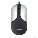 Гарнизон Мышь GM-215, USB, чип- Х, черный/серый, soft touch, 1000 DPI, 2кн.+колесо-кнопка
