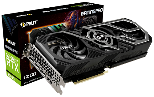 PALIT NED308T019KB-132AA GeForce RTX 3080 Ti GamingPro GDDR6X 12Gb 1365/19000 HDMI, DP