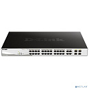 D-Link DGS-1210-28MP/F3A Настраиваемый L2 коммутатор с 24 портами 10/100/1000Base-T и 4 комбо-портами 100/1000Base-T/SFP (24 порта PoE 802.3af/at, PoE