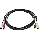 Кабель 2 RCA на 2 RCA (Вилки - Вилки), 1,8 м