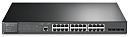 Коммутатор TP-Link TL-SG3428MP, JetStream 28-портовый гигабитный управляемый уровня 2+ с 24 портами PoE+, бюджет PoE - 384 Вт