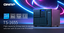 Cетевой RAID-накопитель, 12 отсеков 3,5"/2,5", 4 отсека 2,5", 2 порта M.2, 2 порта 2,5 GbE BASE-T. Intel Atom C5125 2,8 ГГц, 8 ГБ DDR4.