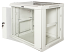 Шкаф Шкаф настенный серии Pro, 6U 600x600, стеклянная дверь