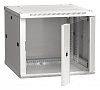 Шкаф коммутационный ITK Linea W (LWR3-06U66-GF) настенный 6U 600x600мм пер.дв.стекл 90кг серый 500мм 200град. 370мм IP20 IK08