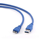 Gembird PRO CCP-mUSB3-AMBM-10, USB 3.0 кабель для соед. 3м А-microB (9 pin) позол.конт., пакет