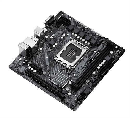 ASROCK H610M-HVS, LGA1700, H610, 2*DDR4, 4*SATA, 2*USB 3.2, 4*USB 2.0, 1*PCIx16, 1*PCIx1, D-Sub+HDMI, mATX