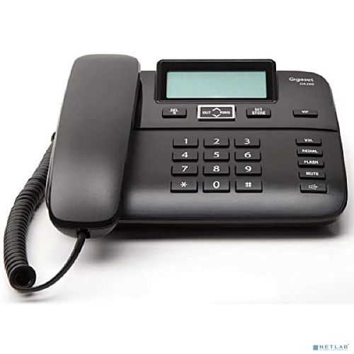 Телефон проводной Gigaset DA260 черный