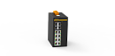 Управляемый коммутатор c 4 слотами 100/1000Base-X SFP , 8 портами 10/100Base-T(X) (разъем RJ45), два входа питания 24/48 В пост., конформное покрыти