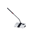 Микрофонный пульт делегата беспроводной clevermic BKR WCS-203D Silver (Li АКБ)