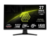 Монитор MSI MAG 274CQF 27" 16:9 WQHD(2560x1440) Rapid VA Curve 1500R, 0,5ms(GTG), 5000:1,100M:1,300nit,178/178,2xHDMI 2.0,1xDP 1.2, Tilt,VESA,180HZ,Bl